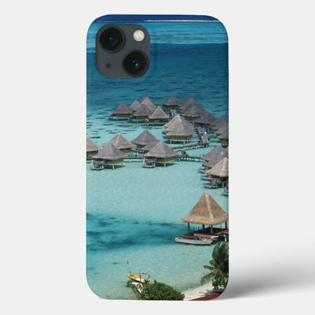 Bunglows of Beachcomber Hotel Case-Mate iPhone Case (Back)