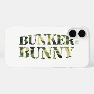 BUNKER BUNNY CAMO / CAMOUFLAGE iPhone 16 PLUS CASE