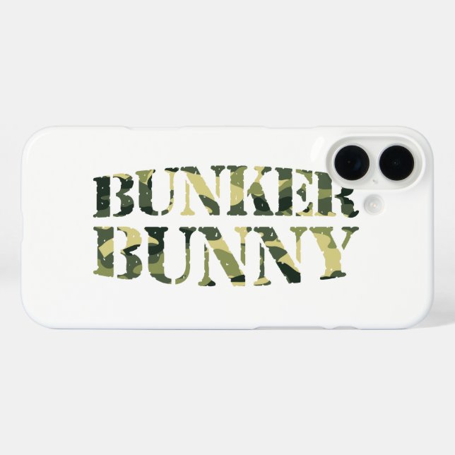 BUNKER BUNNY CAMO / CAMOUFLAGE Case-Mate iPhone CASE (Back (Horizontal))