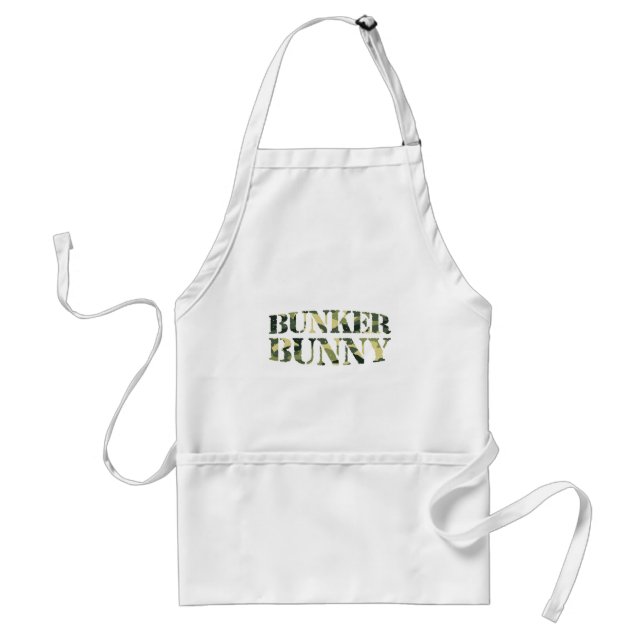 BUNKER BUNNY CAMO / CAMOUFLAGE STANDARD APRON (Front)
