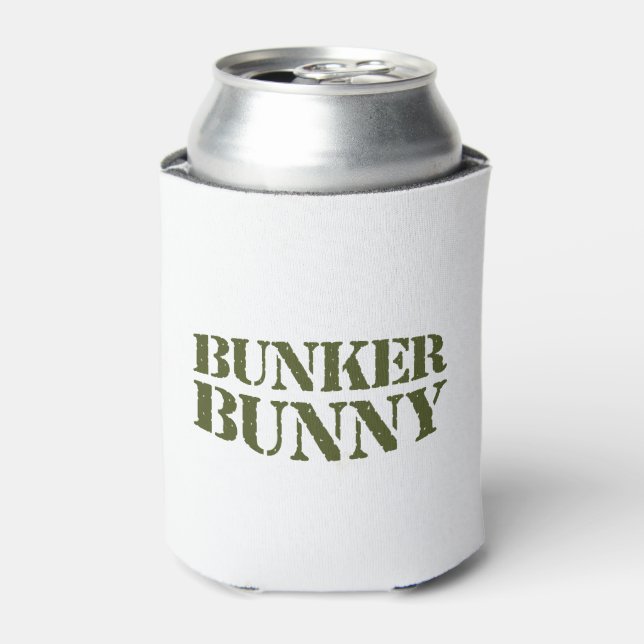 BUNKER BUNNY CAN COOLER (Can Front)