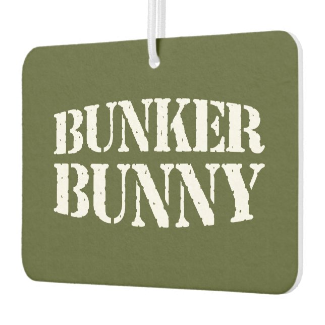 BUNKER BUNNY CAR AIR FRESHENER (Left)