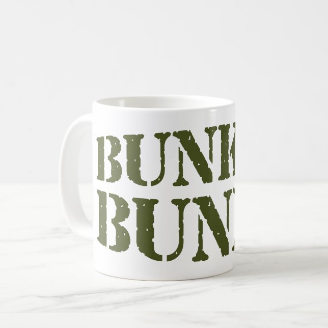 BUNKER BUNNY COFFEE MUG (Front Left)