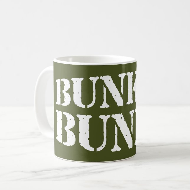 BUNKER BUNNY COFFEE MUG (Front Left)