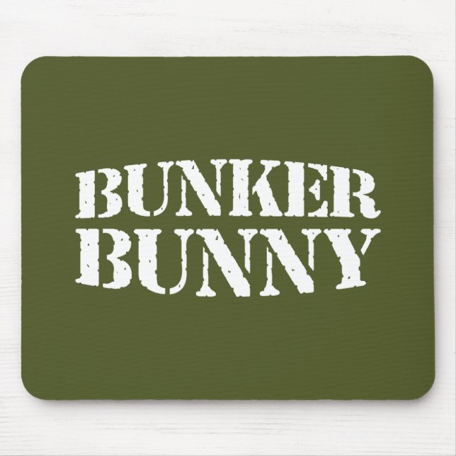 BUNKER BUNNY MOUSE PAD (Front)