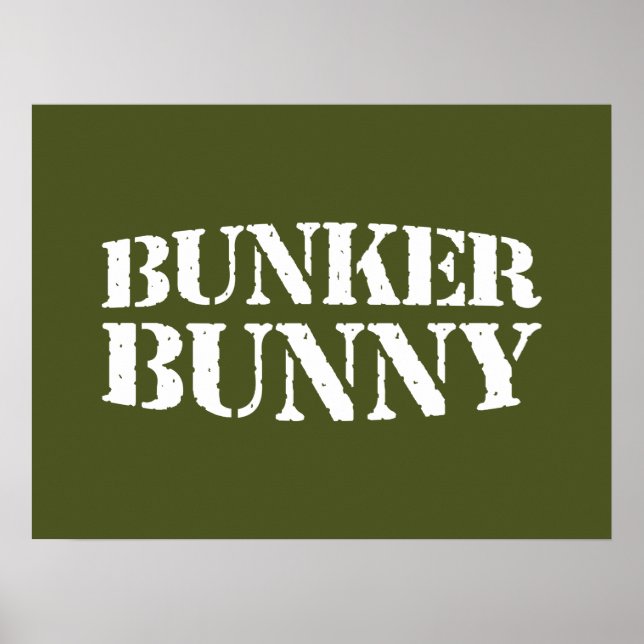 BUNKER BUNNY POSTER (Front)