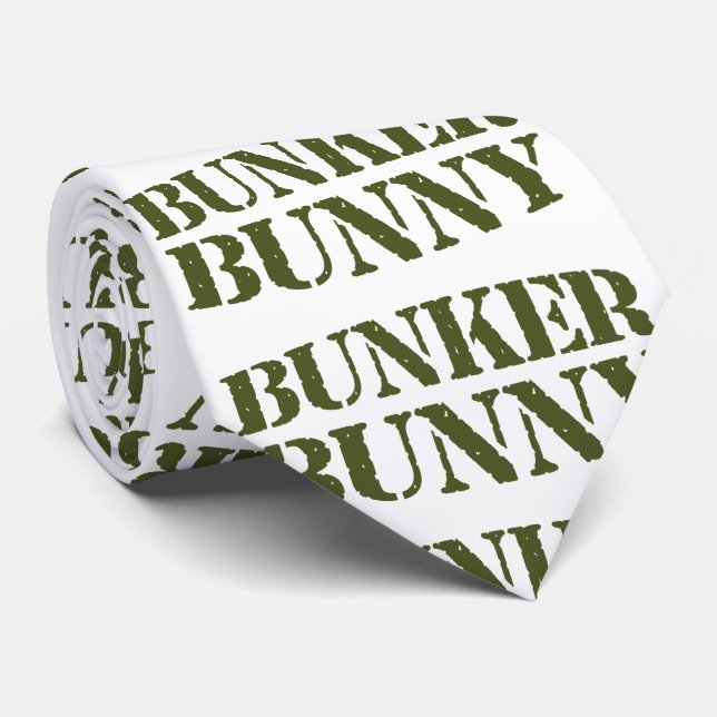 BUNKER BUNNY TIE (Rolled)