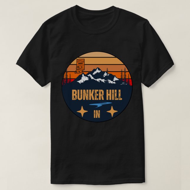 Bunker Hill, Indiana T-Shirt (Design Front)