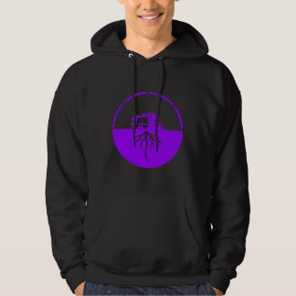 bunker logo (purple) hoodie