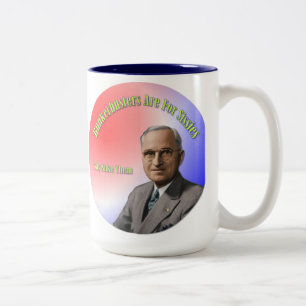 Bunkerbusters Are For Sissies. Two-Tone Coffee Mug