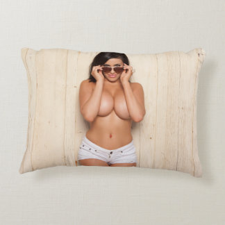 Bunnie Barreras Polyester Accent Pillow 16" x 12"