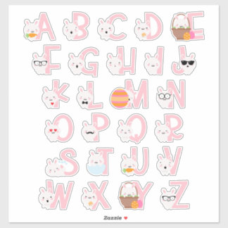 BUNNIES ALPHABET