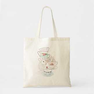 Bunnies and Tea tote