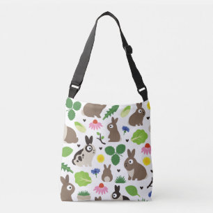 Bunnies And Their Treats Crossbody Bag