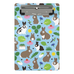Bunnies And Their Treats Mini Clipboard