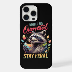 Bunnies Are Overrated Stay Feral iPhone 15 Pro Max Case