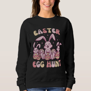 Bunnies Easter Egg Hunt  Bunny Easter for Boys Gir Sweatshirt