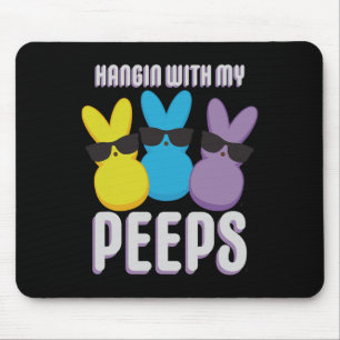 Bunnies Easter Hangin With My Bunnies Cool Bunnies Mouse Pad