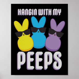 Bunnies Easter Hangin With My Bunnies Cool Bunnies Poster