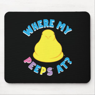 Bunnies Easter Where My Bunnies At Clic Chick  Mouse Pad