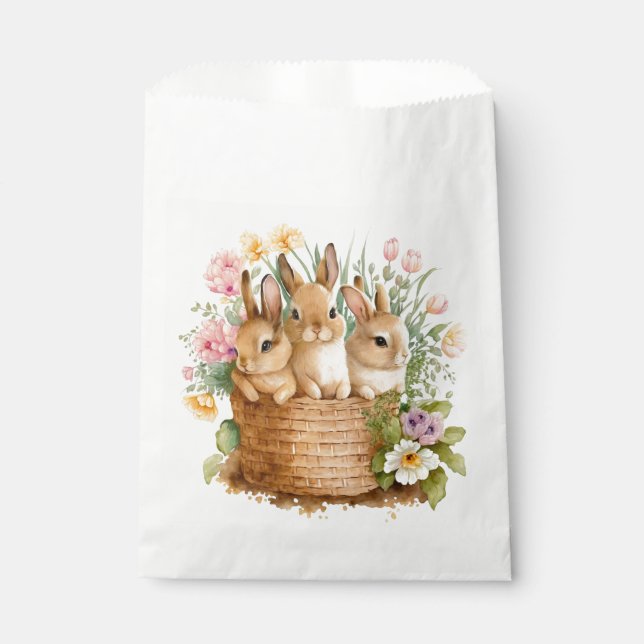 Bunnies  favour bag (Front)