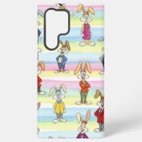 Bunnies in Stripes, by Natasha Us