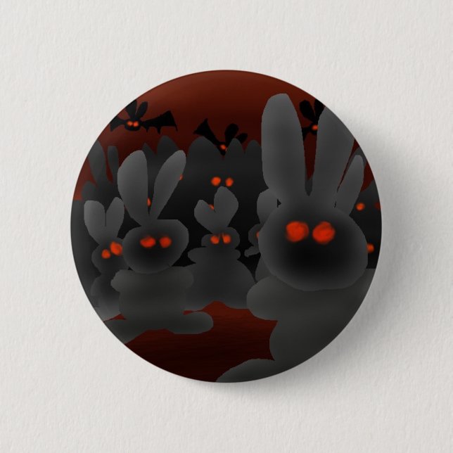 Bunnies Invasion Button (Front)