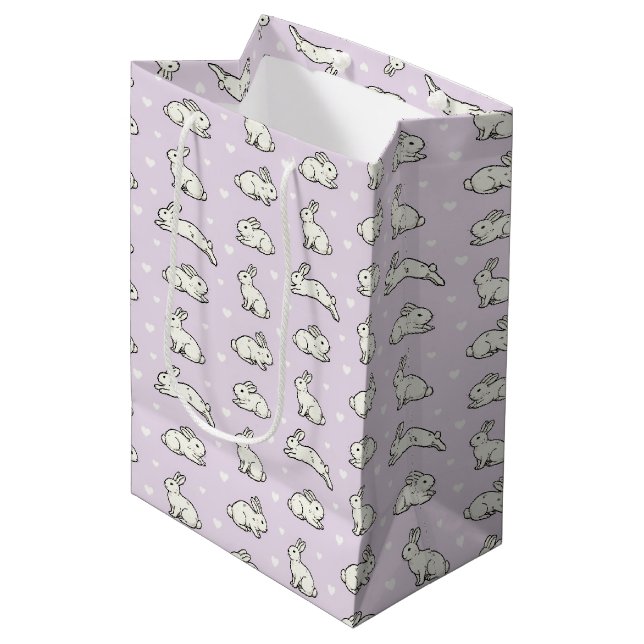 Bunnies Medium Gift Bag (Front Angled)
