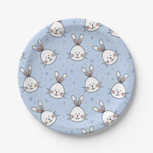 Bunnies Paper Plate