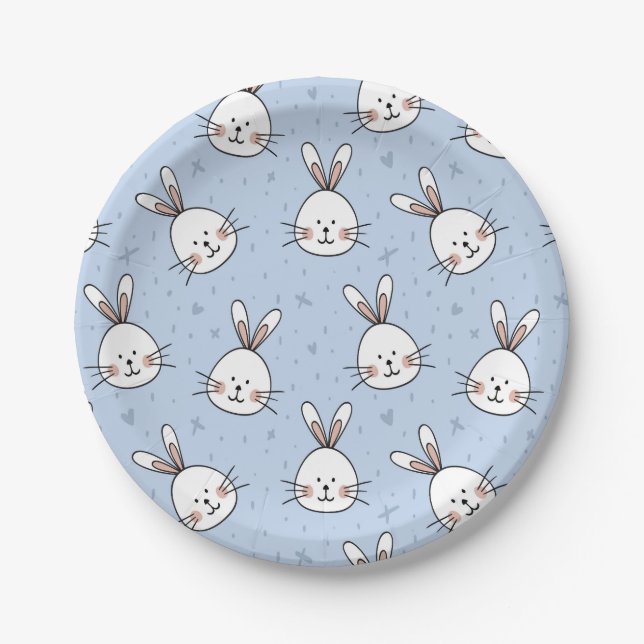 Bunnies Paper Plate (Front)