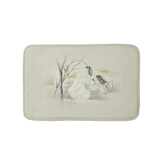 Bunnies / Rabbits Bath Mat