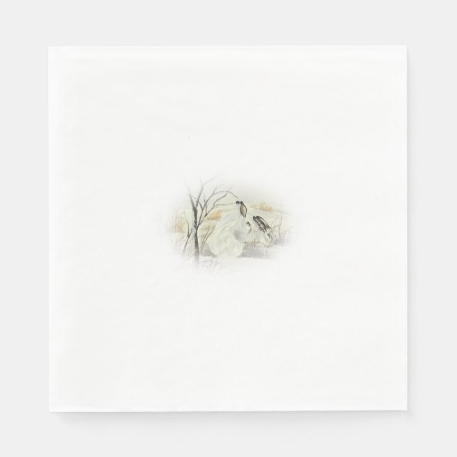 Bunnies / Rabbits Napkin (Front)