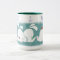 Bunnies Texting Mug (teal)