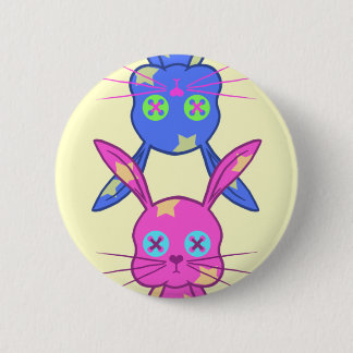 Bunny 6 Cm Round Badge