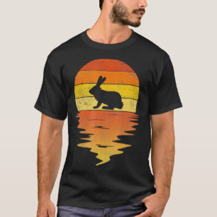 Bunny  70s vintage retro sunset Rabbit  T-Shirt