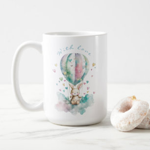 Bunny AERONAUT Cute, Personalized Coffee Mug