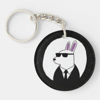 Bunny Agent Key Ring