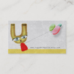 BUNNY AND BALLOONS BUSINESS CARD