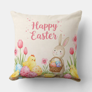 Bunny and Chicks, Collection by Natasha Us   Cushion