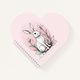 Bunny and Lilies Notebook