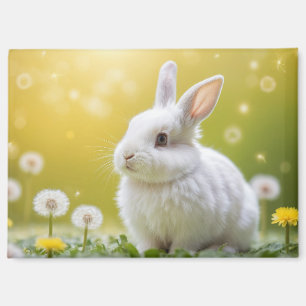 Bunny Animal Fun Miniature Size Fantastic Surreal Magnet