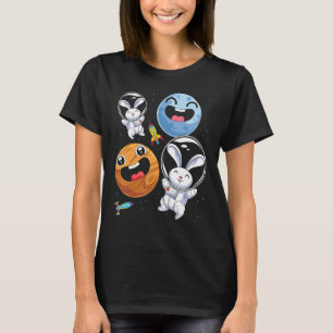 Bunny Animal Space Travel Rabbit Astronaut T-Shirt