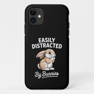 Bunny Art Cute Rabbit Hare Design Men Women Kids iPhone 11 Case