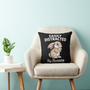 Bunny Art Cute Rabbit Hare Design Men Women Kids  Cushion