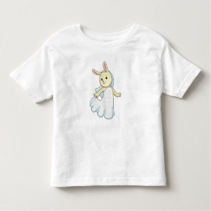 Bunny as Bride with Veil Toddler T-Shirt