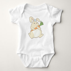 Bunny as Cook with Carrot Baby Bodysuit