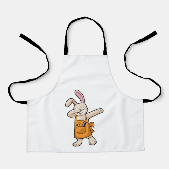 Bunny as Hairdresser with Comb & Scissors Apron (Front)