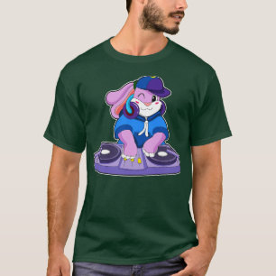 Bunny as Musician with Mixer T-Shirt