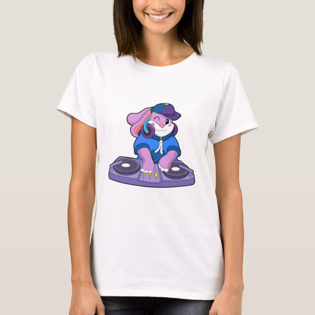 Bunny as Musician with Mixer T-Shirt (Front)