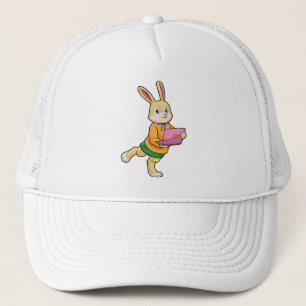 Bunny as Secretary with Laptop Trucker Hat